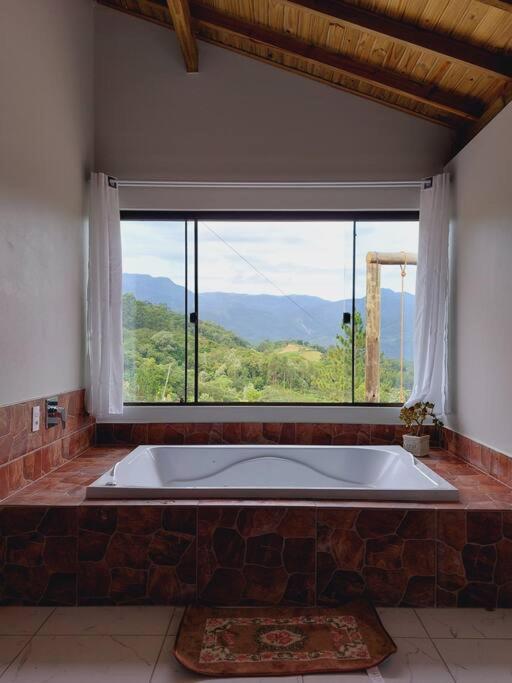 Cabana Recanto Do Arruda Para Casal Em Aguas Mornas Exterior photo
